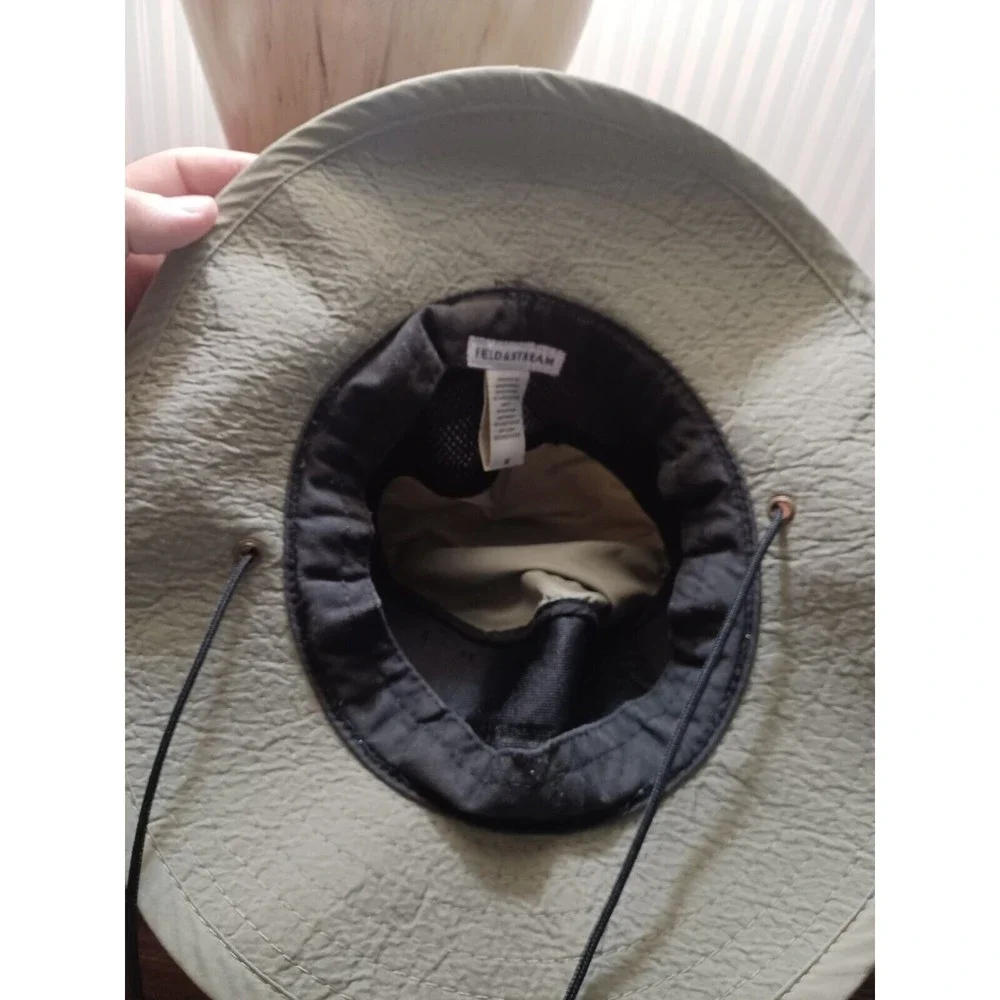 Field & Stream Size M Nylon Body/Poly Mesh Snap Brim Boonie Hat with Drawstring